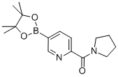 1-Pyrrolidinyl[5-(4,4,5,5-tetramethyl-1,3,2-dioxaborolan-2-yl)-2-pyridinyl]-methanone Structure,940314-18-1Structure