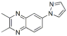 Quinoxaline, 2,3-dimethyl-6-(1h-pyrazol-1-yl)- Structure,941283-15-4Structure