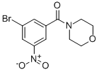 N-(3-bromo-5-nitrobenzoyl)morpholine Structure,941294-19-5Structure