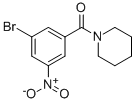 1-(3-Bromo-5-nitrobenzoyl)piperidine Structure,941294-21-9Structure