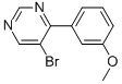 5-Bromo-4-(3-methoxyphenyl)pyrimidine Structure,941294-40-2Structure