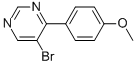 5-Bromo-4-(4-methoxyphenyl)pyrimidine Structure,941294-41-3Structure