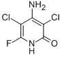 4-Amino-3,5-dichloro-6-difluoro-2(1h)-pyridinone Structure,94133-62-7Structure