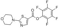 Pentafluorophenyl 2-morpholino-1,3-thiazole-5-carboxylate Structure,941716-88-7Structure