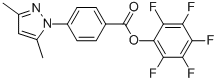 Pentafluorophenyl 4-(3,5-dimethyl-1h-pyrazol-1-yl)benzoate Structure,941717-00-6Structure