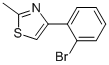 4-(2-Bromophenyl)-2-methyl-1,3-thiazole Structure,941717-01-7Structure