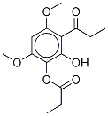 1-[2-Hydroxy-4,6-dimethoxy-3-(1-oxopropoxy)phenyl]-1-propanone Structure,94190-88-2Structure