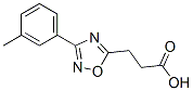 3-[3-(3-Methylphenyl)-1,2,4-oxadiazol-5-yl]propanoic acid Structure,94192-16-2Structure