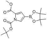 1-BOC-2-(methoxycarbonyl)pyrrole-4-boronic acid, pinacol ester Structure,942070-38-4Structure