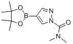 N,n-dimethyl-4-(4,4,5,5-tetramethyl-1,3,2-dioxaborolan-2-yl)-1h-pyrazole-1-carboxamide Structure,942070-94-2Structure