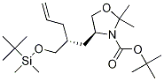 (S)-tert-butyl4-((r)-2-(((tert-butyldimethylsilyl)oxy)methyl)pent-4-en-1-yl)-2,2-dimethyloxazolidine-3-carboxylate Structure,942144-14-1Structure