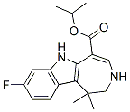 Azepino[4,5-b]indole-5-carboxylic acid, 8-fluoro-1,2,3,6-tetrahydro-1,1-dimethyl-, 1-methylethyl ester Structure,942148-30-3Structure