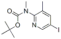 tert-Butyl N-methyl-N-(5-iodo-3-methylpyridin-2- yl)carbamate Structure,942206-08-8Structure