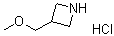 3-(Methoxymethyl)azetidine hydrochloride Structure,942308-06-7Structure