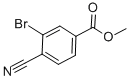 Methyl 3-bromo-4-cyanobenzoate Structure,942598-44-9Structure