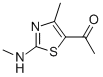 1-(4-Methyl-2-(methylamino)thiazol-5-yl)ethanone Structure,94284-66-9Structure