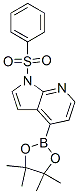 1H-Pyrrolo[2,3-b]pyridine, 1-(phenylsulfonyl)-4-(4,4,5,5-tetramethyl-1,3,2-dioxaborolan-2-yl)- Structure,942919-24-6Structure