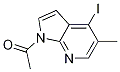 1-(4-Iodo-5-methyl-1h-pyrrolo[2,3-b]pyridin-1-yl)ethanone Structure,942920-18-5Structure