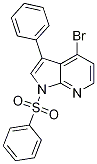 4-Bromo-3-phenyl-1-(phenylsulfonyl)-1h-pyrrolo[2,3-b]pyridine Structure,943322-46-1Structure