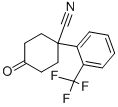 4-Oxo-1-(2-(trifluoromethyl)phenyl)cyclohexanecarbonitrile Structure,943326-34-9Structure