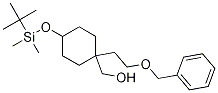 4-[[(1,1-Dimethylethyl)dimethylsilyl]oxy]-1-[2-(phenylmethoxy)ethyl]-cyclohexanemethanol Structure,943515-16-0Structure