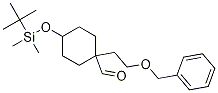 4-[[(1,1-Dimethylethyl)dimethylsilyl]oxy]-1-[2-(phenylmethoxy)ethyl]cyclohexanecarboxaldehyde Structure,943515-17-1Structure