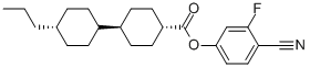 Trans,trans-4-cyano-3-fluorophenyl-4-propyl-bicyclohexyl-4-carboxylate Structure,94353-26-1Structure