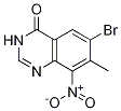 4(3H)-quinazolinone, 6-bromo-7-methyl-8-nitro- Structure,943605-86-5Structure