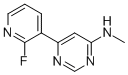 6-(2-Fluoropyridin-3-yl)-N-methylpyrimidin-4-amine Structure,943605-97-8Structure