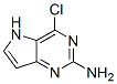 2-Amino-4-chloro-5H-pyrrolo[3,2-d]pyrimidine Structure,943736-58-1Structure