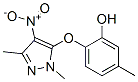 Phenol, 2-[(1,3-dimethyl-4-nitro-1h-pyrazol-5-yl)oxy]-5-methyl- Structure,943868-86-8Structure