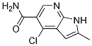 1H-pyrrolo[2,3-b]pyridine-5-carboxamide, 4-chloro-2-methyl- Structure,944123-40-4Structure