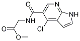 Glycine, n-[(4-chloro-1h-pyrrolo[2,3-b]pyridin-5-yl)carbonyl]-, methyl ester Structure,944123-50-6Structure