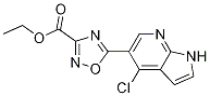 1,2,4-Oxadiazole-3-carboxylic acid, 5-(4-chloro-1h-pyrrolo[2,3-b]pyridin-5-yl)-, ethyl ester Structure,944123-59-5Structure