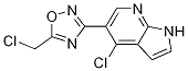 1H-pyrrolo[2,3-b]pyridine, 4-chloro-5-[5-(chloromethyl)-1,2,4-oxadiazol-3-yl]- Structure,944123-63-1Structure