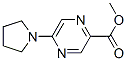 Methyl 5-(1-pyrrolidinyl)-2-pyrazinecarboxylate Structure,944133-94-2Structure