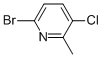 6-Bromo-3-chloro-2-methyl-pyridine Structure,944317-27-5Structure