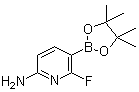 2-Amino-6-fluoro pyridine-5-boronic acid picol ester Structure,944401-67-6Structure