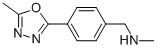 N-methyl-4-(5-methyl-1,3,4-oxadiazol-2-yl)benzylamine Structure,944450-83-3Structure