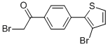 2-Bromo-1-[4-(3-bromothien-2-yl)phenyl]ethanone Structure,944450-89-9Structure