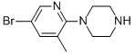 5-Bromo-2-(piperazin-1-yl)-3-methylpyridine Structure,944582-94-9Structure