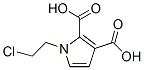 1H-Pyrrole-2,3-dicarboxylic acid, 1-(2-chloroethyl)- Structure,944709-39-1Structure