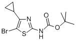 Tert-butyl (5-bromo-4-cyclopropylthiazol-2-yl)carbamate Structure,944805-56-5Structure