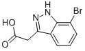 2-(7-Bromo-1h-indazol-3-yl)aceticacid Structure,944899-28-9Structure