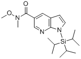 1-Triisopropylsilanyl-1h-pyrrolo[2,3-b]pyridine-5-carboxylicacidmethoxy-methyl-amide Structure,944937-28-4Structure