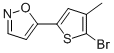 Isoxazole, 5-(5-bromo-4-methyl-2-thienyl)- Structure,945392-05-2Structure