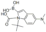 1H-Indole-1-carboxylic acid, 2-borono-5-(dimethylamino)-, 1-(1,1-dimethylethyl) ester Structure,945493-49-2Structure