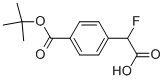 2-(4-(Tert-butoxycarbonyl)phenyl)-2-fluoroacetic acid Structure,945610-03-7Structure