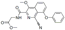 Glycine, n-[(1-cyano-4-methoxy-8-phenoxy-3-isoquinolinyl)carbonyl]-, methyl ester Structure,945739-97-9Structure