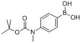 4-(Tert-butoxycarbonyl(methyl)amino)phenylboronic acid Structure,945756-49-0Structure